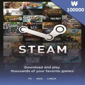 Steam Gift Card 100000 WON